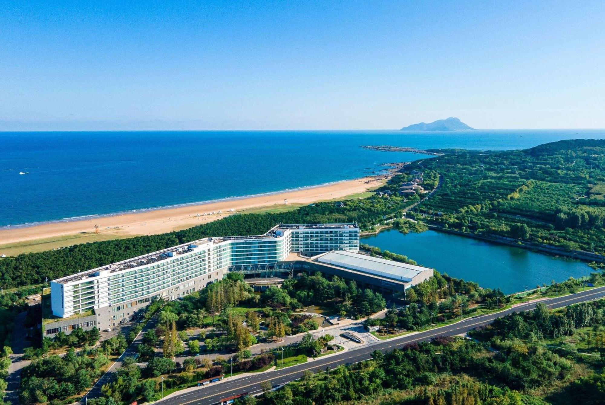 Wyndham Grand Qingdao Otel Dış mekan fotoğraf