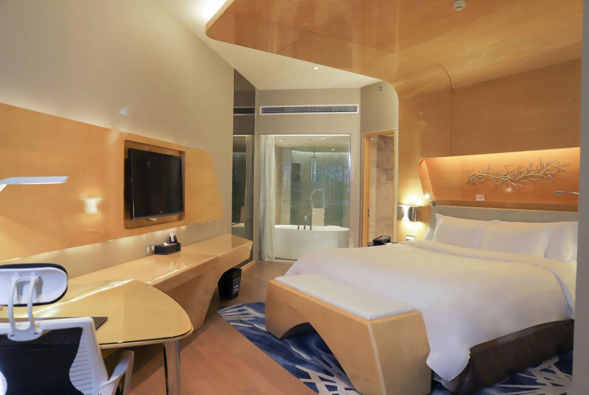 Wyndham Grand Qingdao Otel Dış mekan fotoğraf