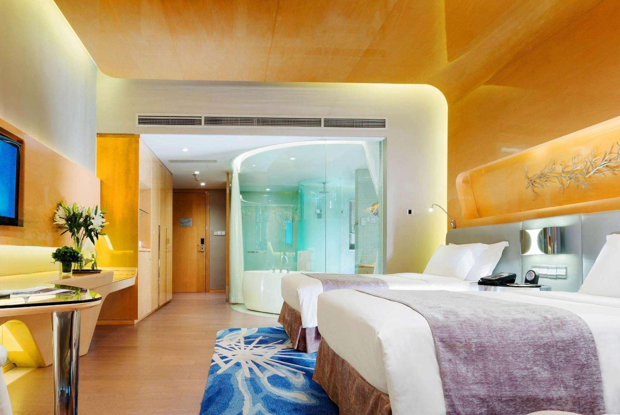 Wyndham Grand Qingdao Otel Dış mekan fotoğraf